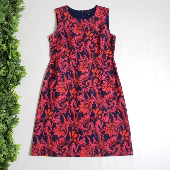 Lands' End Dresses & Skirts - LANDS' END Paisley A-Line Dress